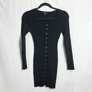 🖤5/$20🖤 SAY WHAT.. black long sleeve mini dress..